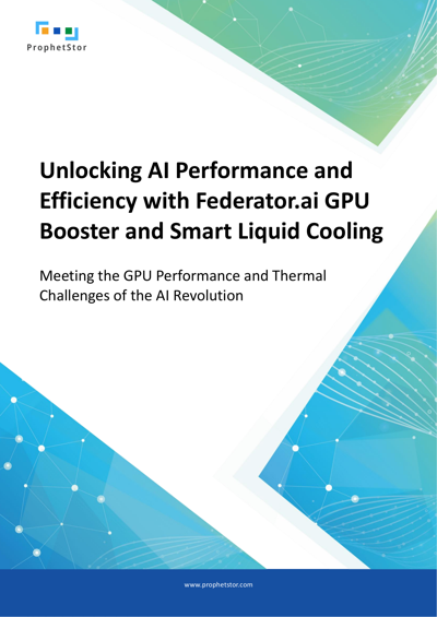 Unlocking AI Performance and Efficiency with Federator.ai GPU Booster and Smart Liquid Cooling