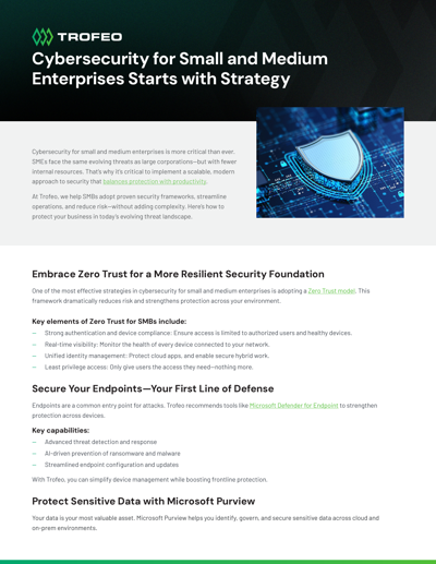Cybersecurity for Small and Medium Enterprises Starts with Strategy