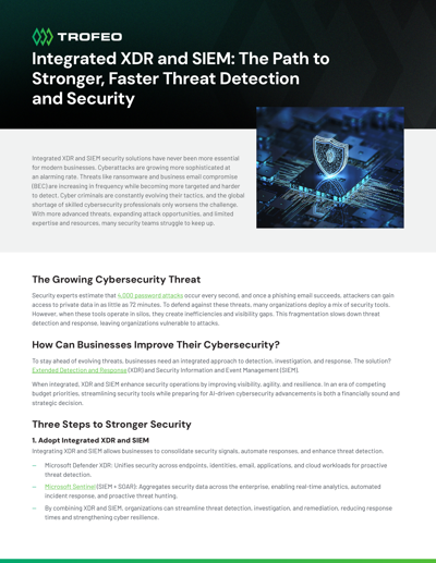 Integrated XDR and SIEM: The Path to Stronger, Faster Threat Detection and Security